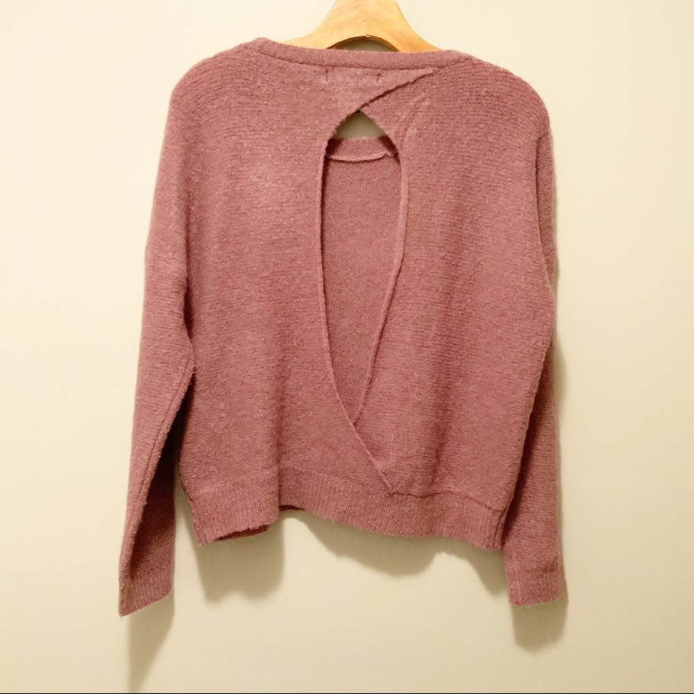 Forever 21 open back sweater
